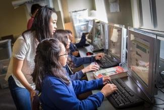 Students are teaching themselves with the aid of computers